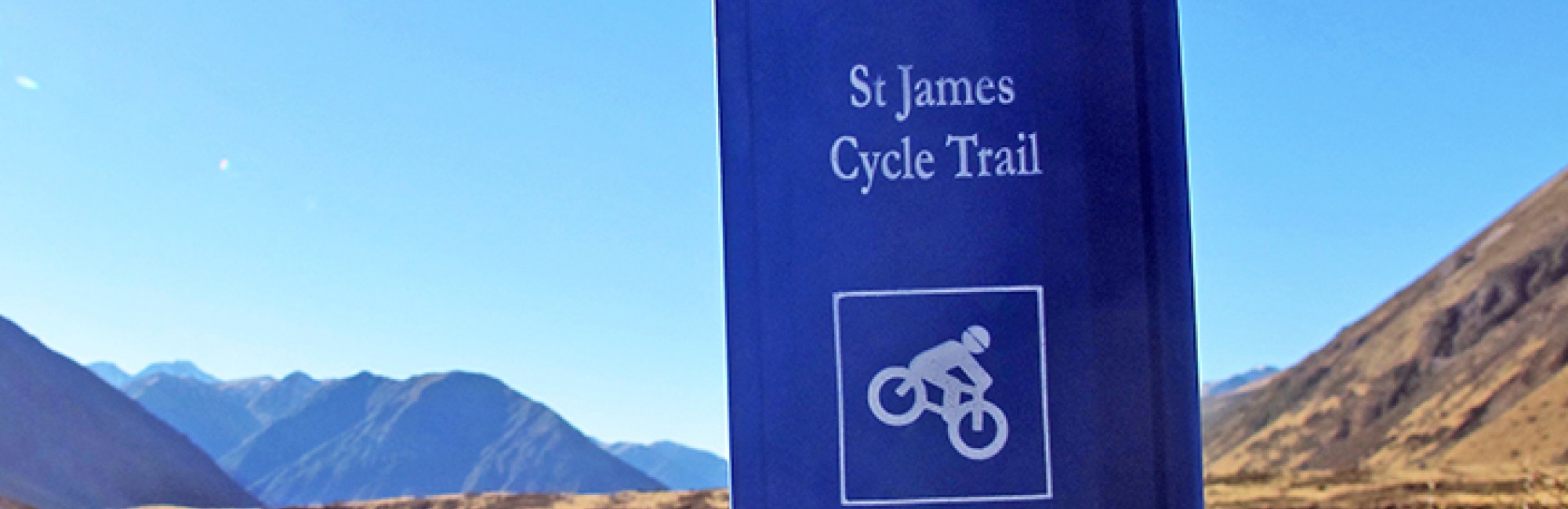 St James Cycleway Trail Advanced Sign credit bennettandslater.co.nz landing