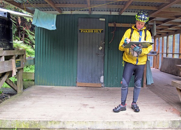 Jim Robinson at Pakihi Hut Motu Trails (bennettandslater.co.nz)