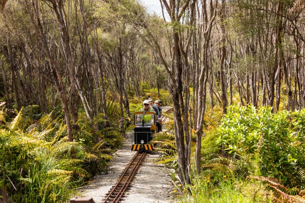 The miniature Mudfish Railway at the Westland Industrial Heritage Park 