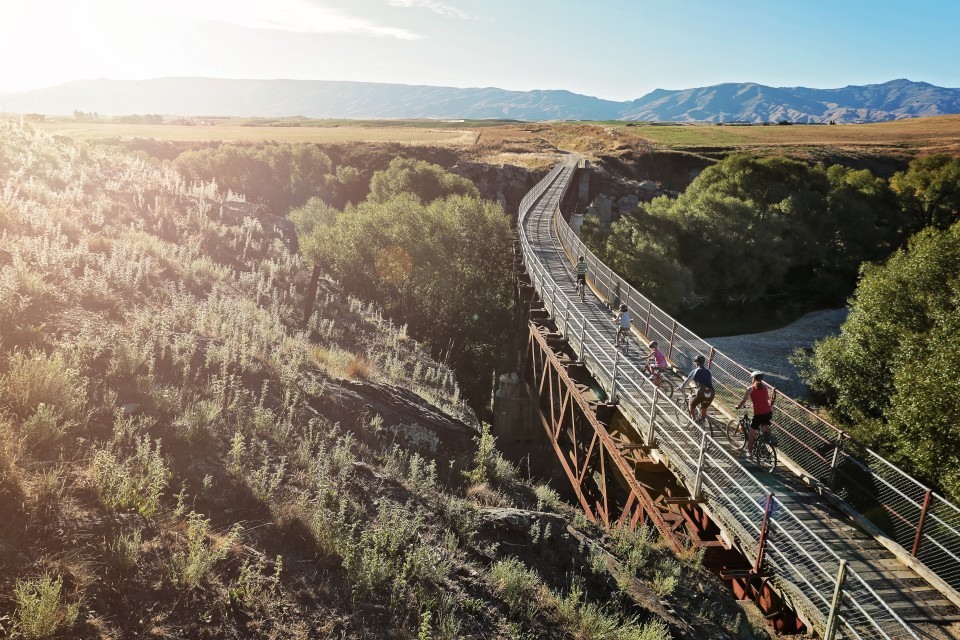 Otago Central Rail Trail Manuherekia No 1 Bridge Poolburn Gorge credit James JubbOCRT