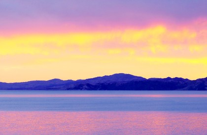 Sunset from Old Kaikoura Winery Restaurant credit Lee Slater