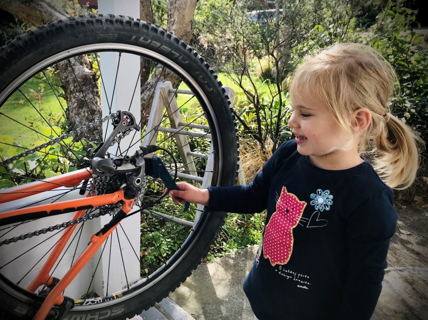 charlie and bike