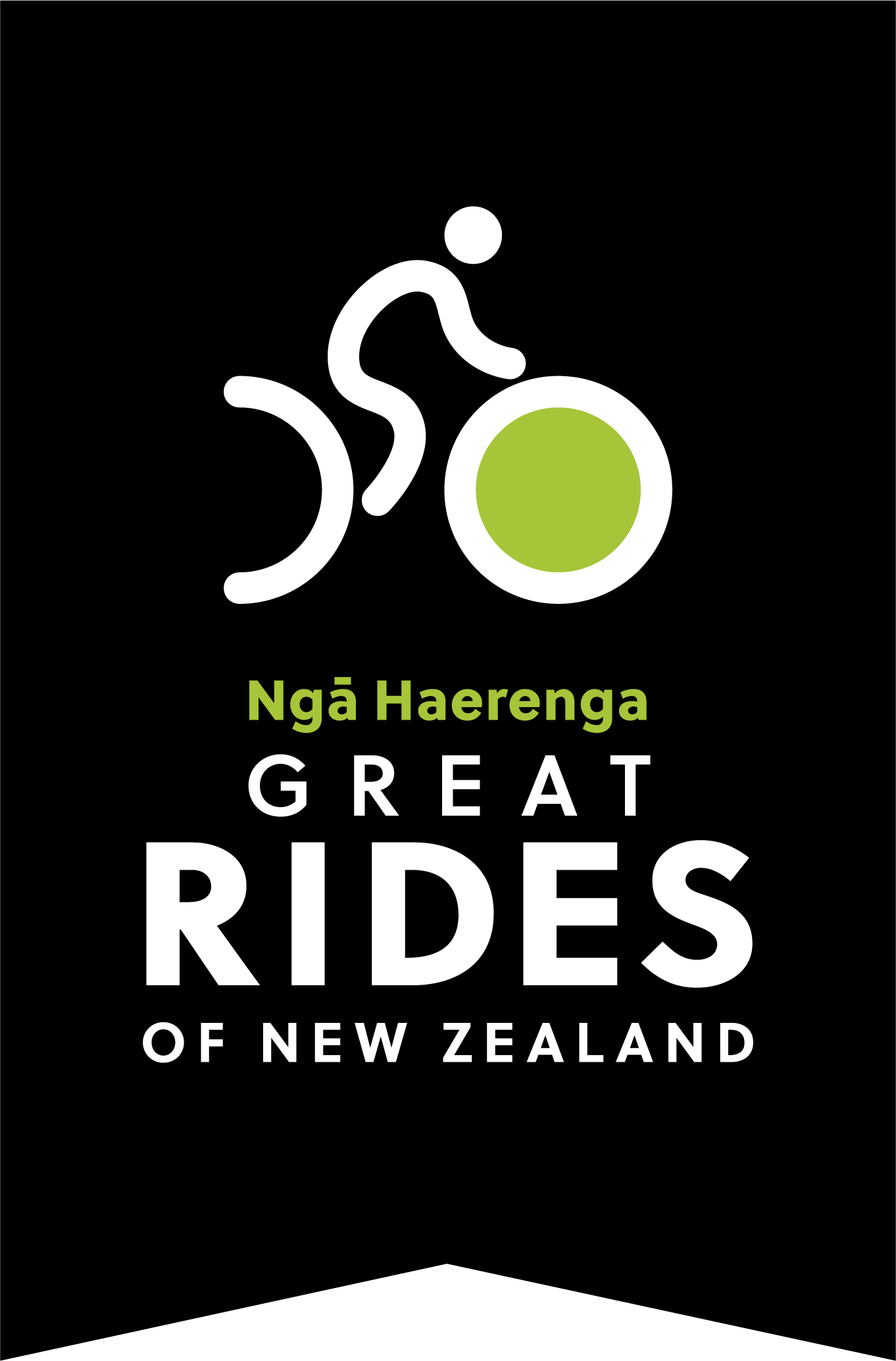 Great Rides Endorsement Flag Vertical Colour